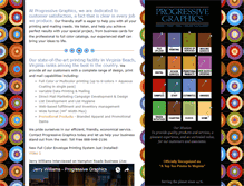 Tablet Screenshot of progressivegraphics.com